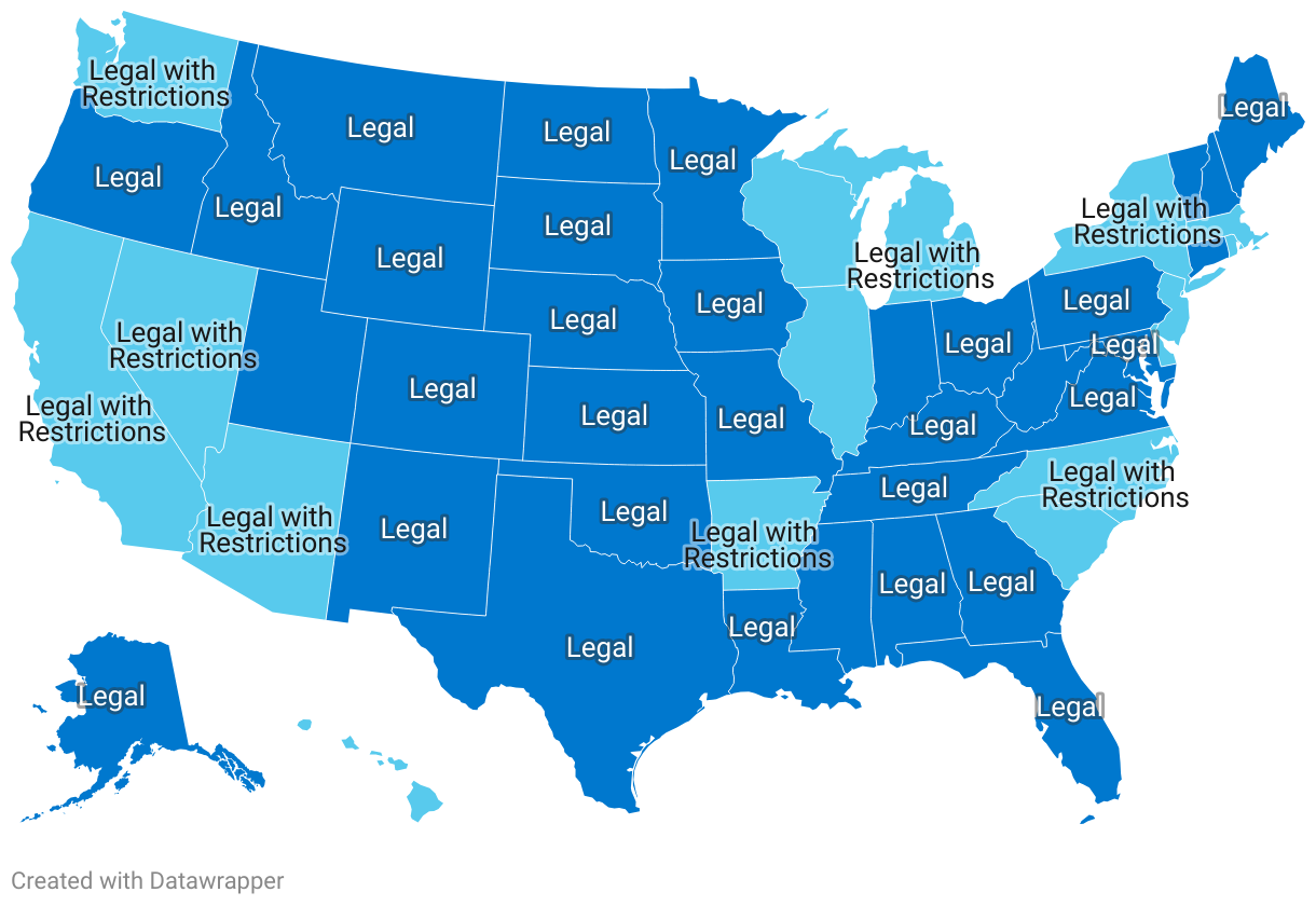 Pepper Spray Laws By State 2024
