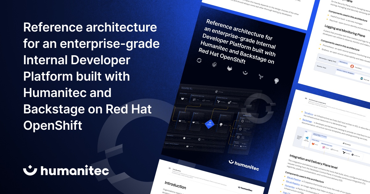Platform reference architecture on Red Hat OpenShift