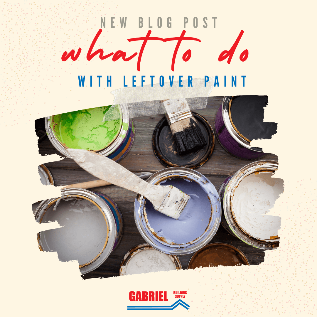 What To DIY With Leftover Paint Gabriel Building Supply