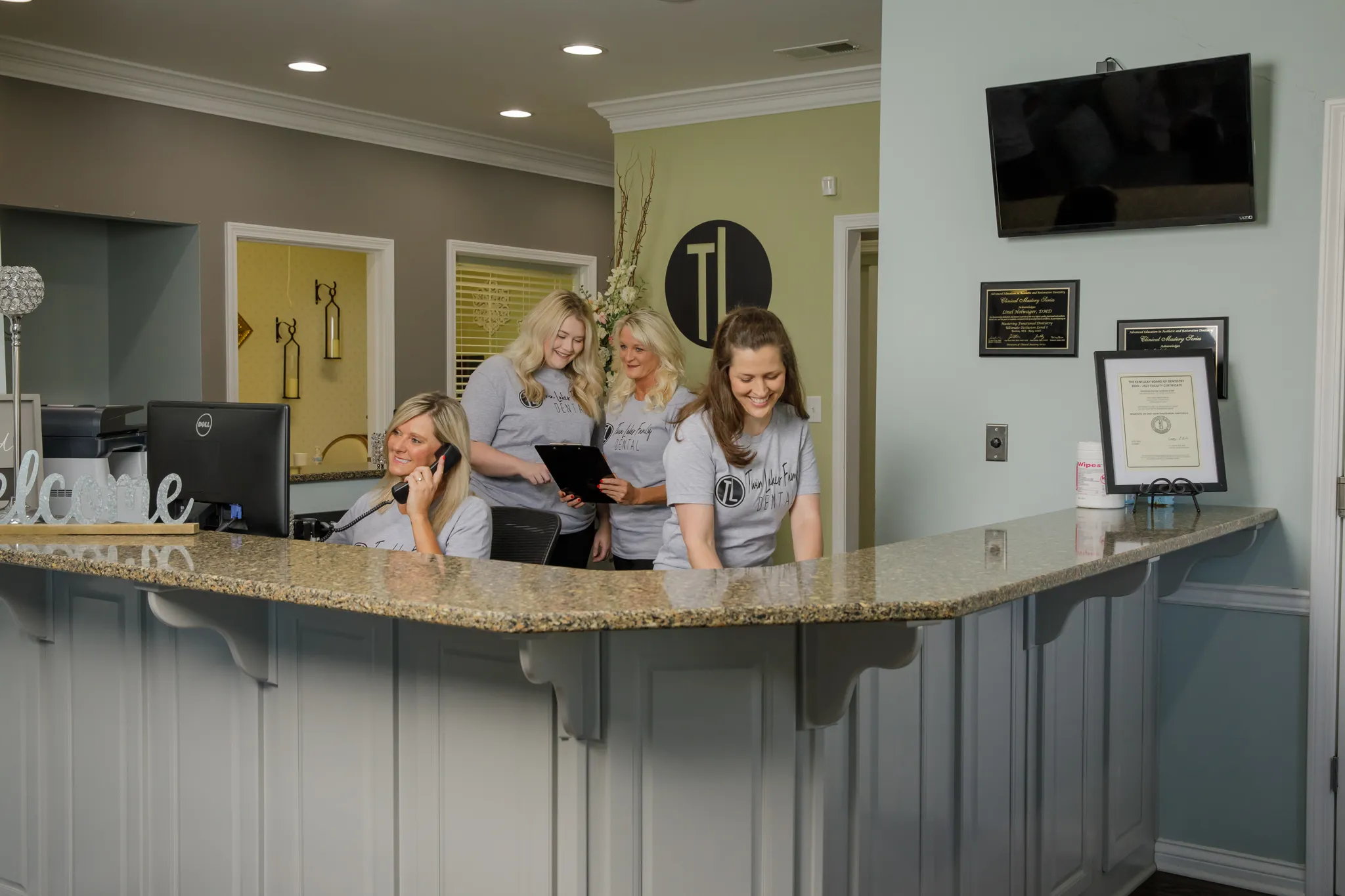 twin lakes family dental front office