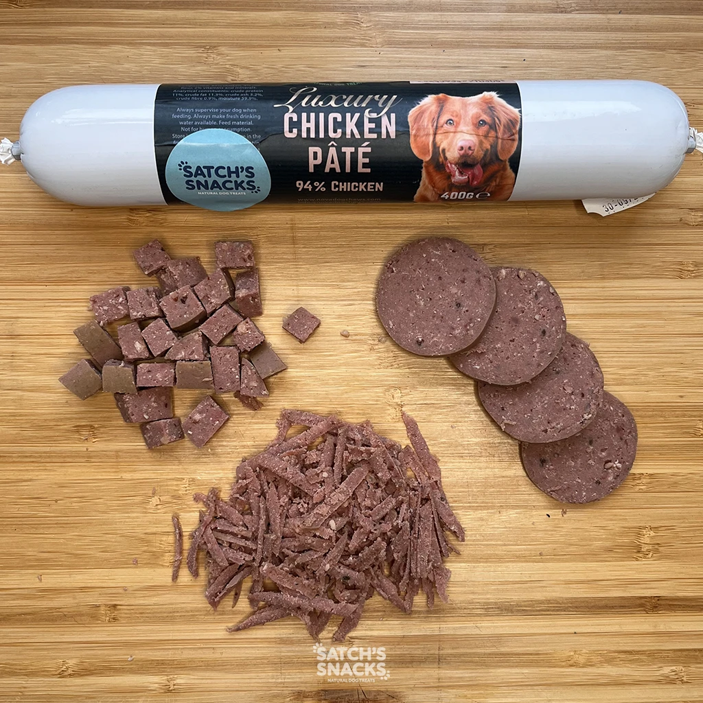 Chicken Pate Satch's Snacks Natural Dog Treats