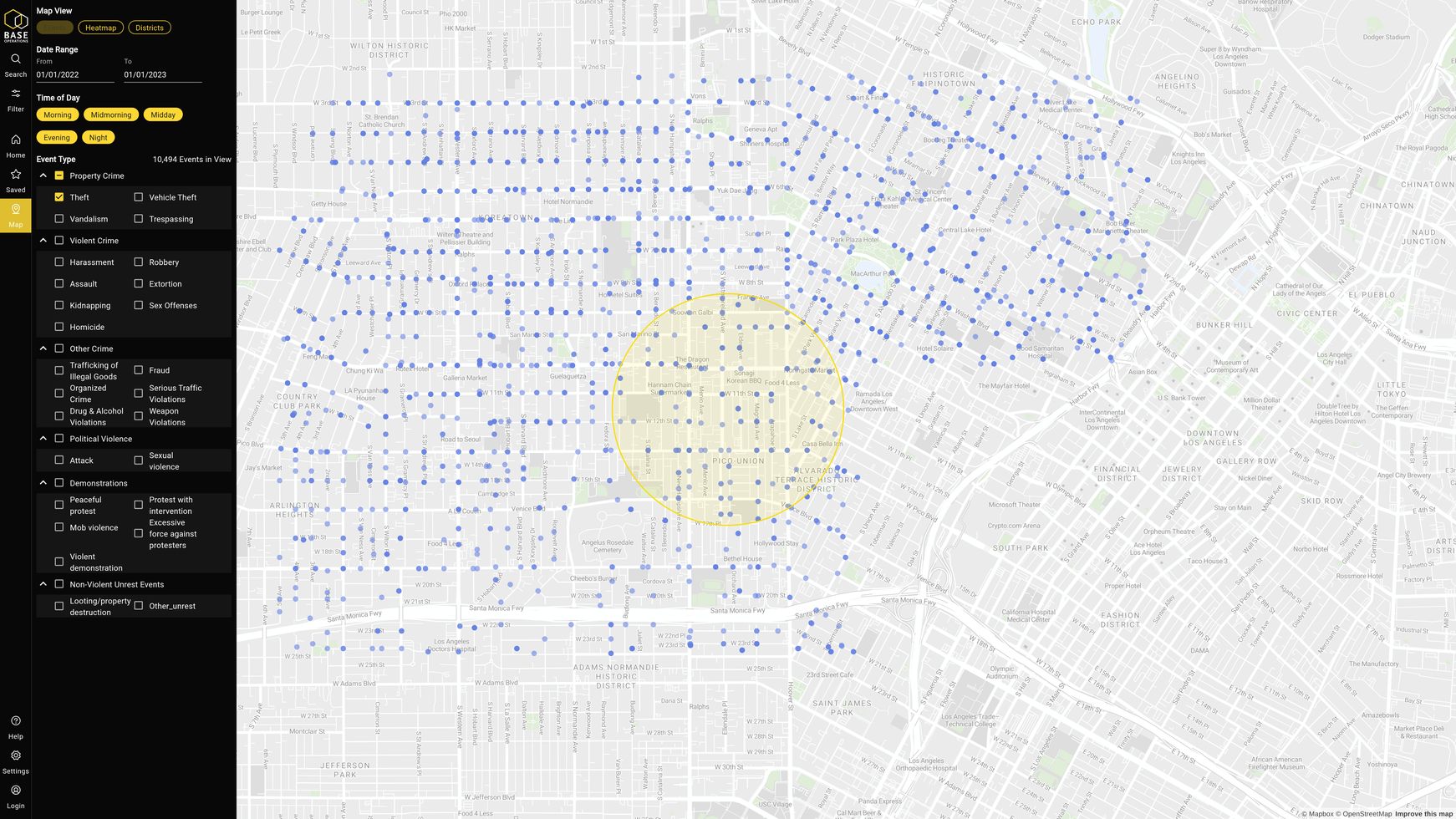 Crime in Los Angeles