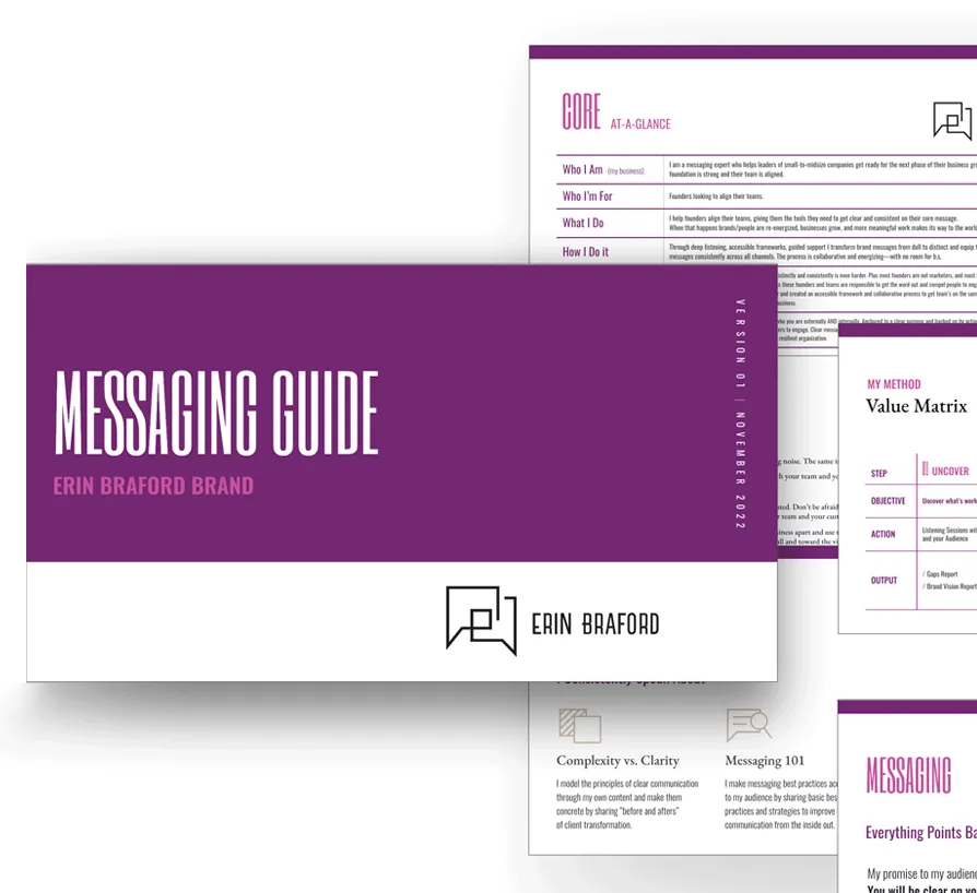 Messaging Strategy / Communication - Autumn Brands | Clarify your core ...