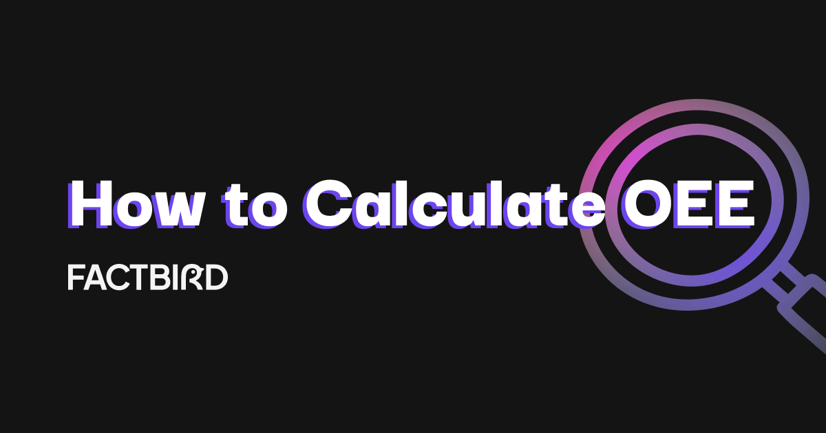 How to calculate OEE