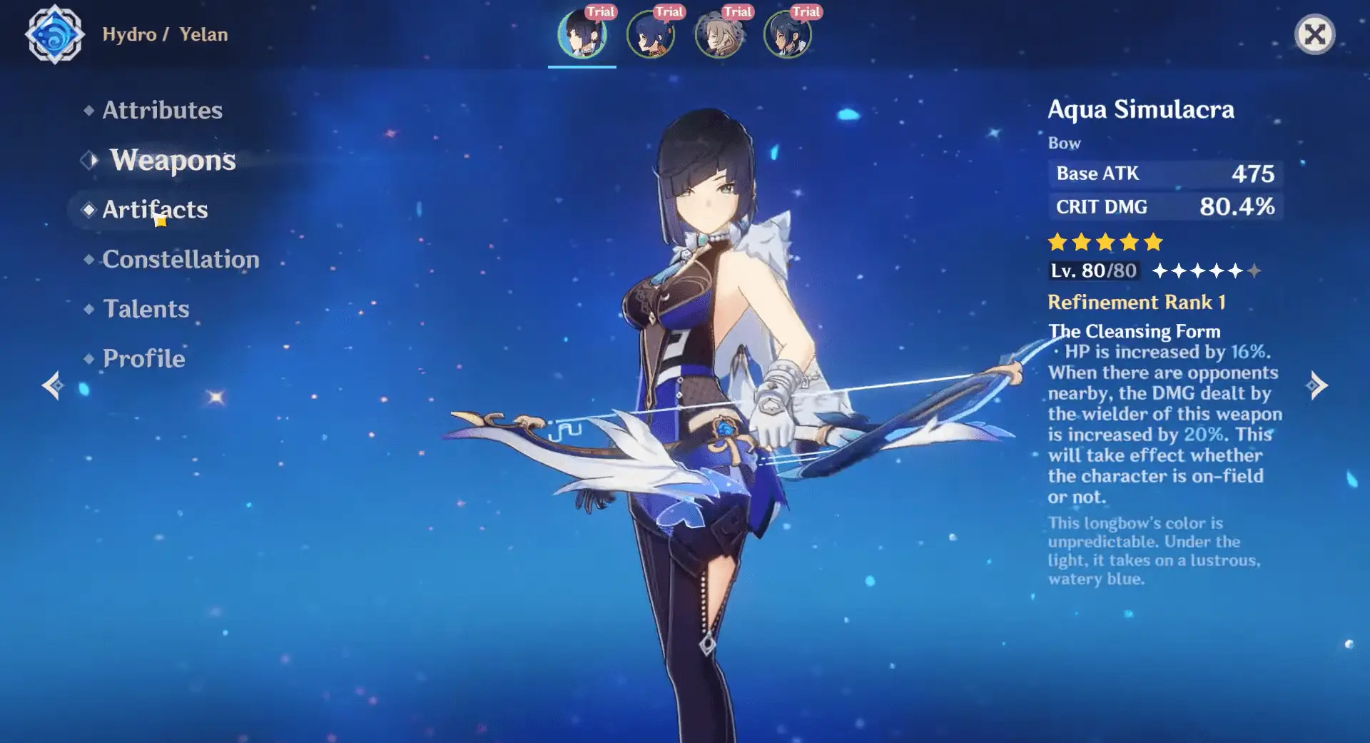 Understanding Yelan Mastering the Versatile Hydro Archer