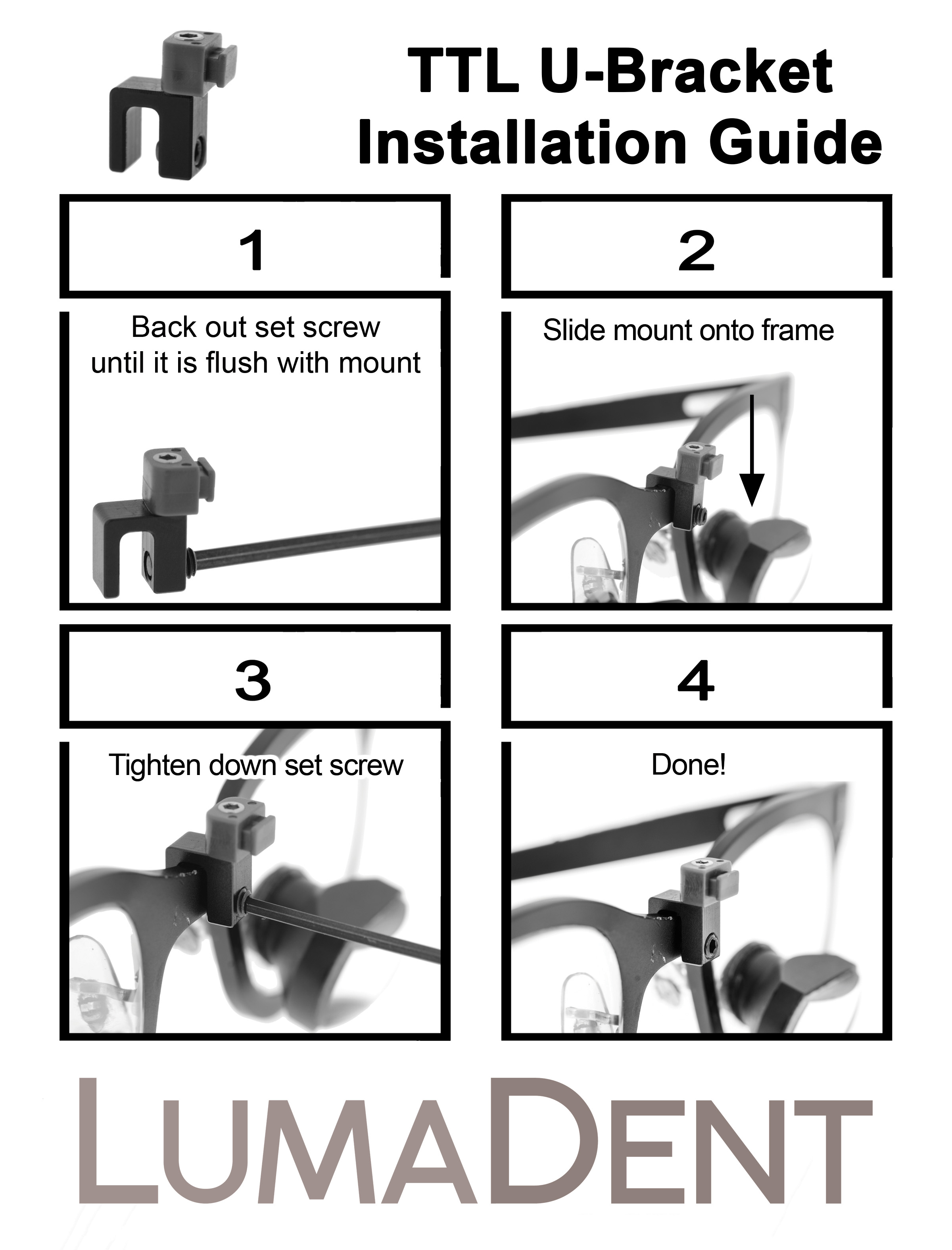 TTL Loupes Ranger frame Lumadent
