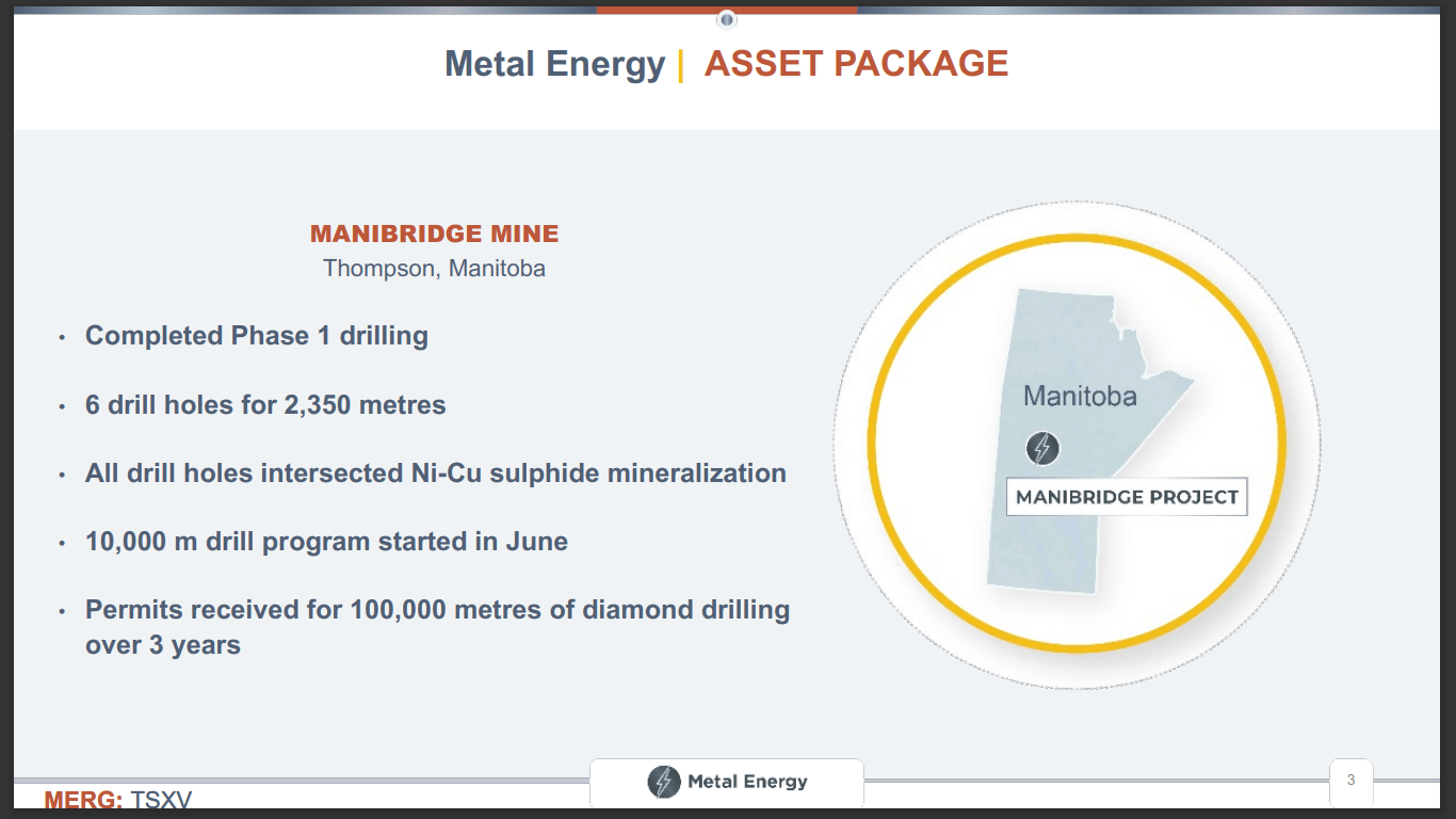 Metal Energy (MERG) High Grade Nickel Exploration in Canada Article
