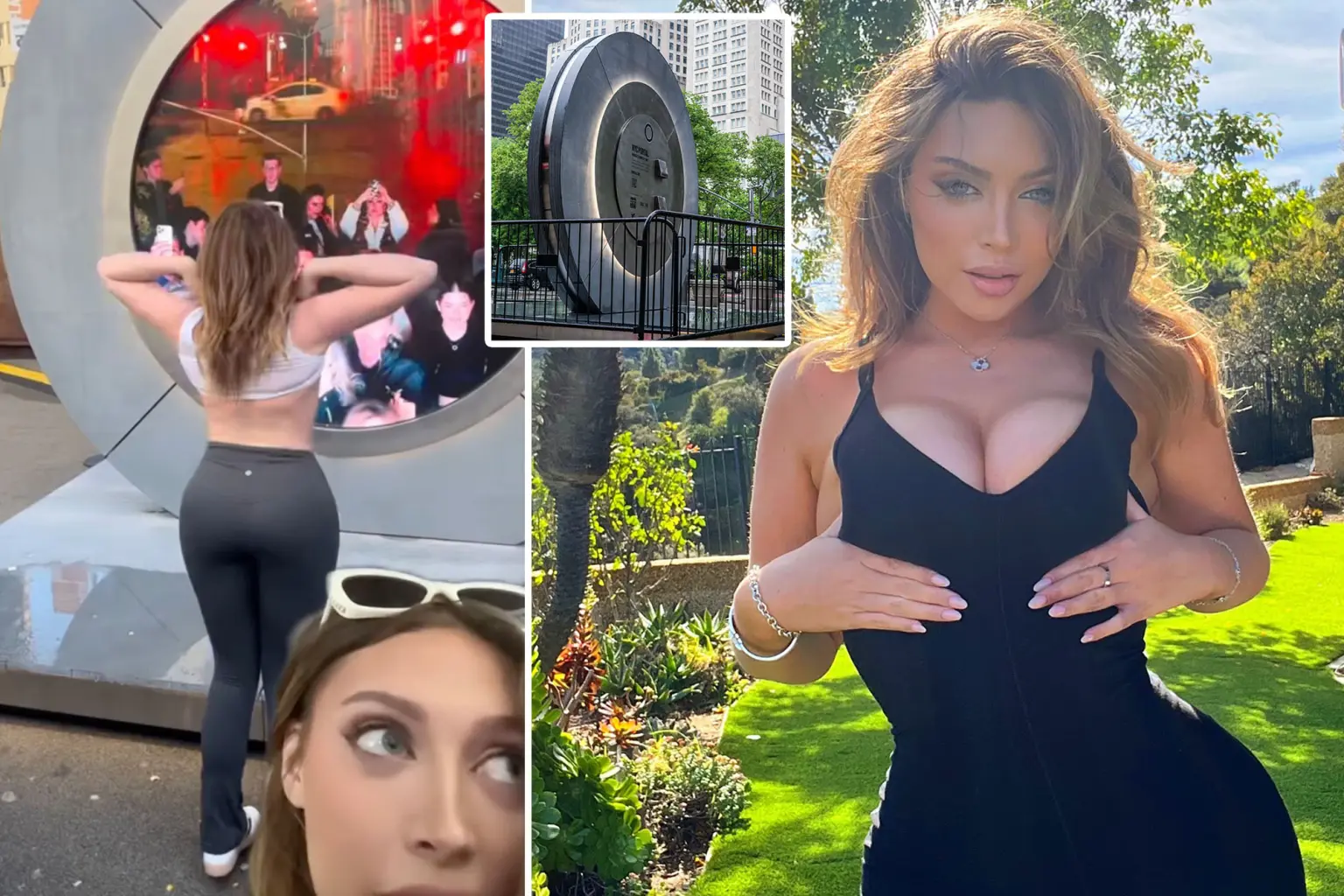 A model showcasing her OnlyFans content, highlighting the complexities of online creation