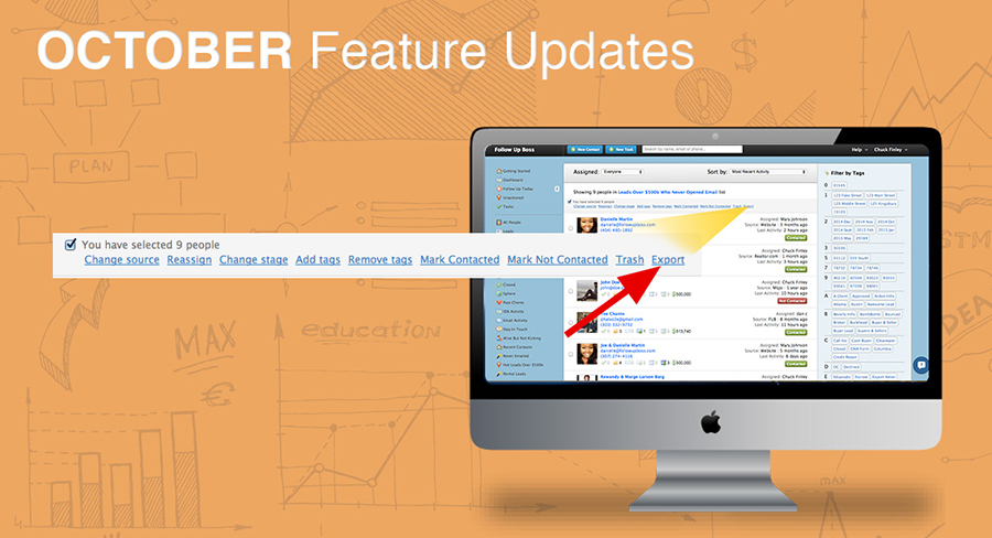 October Features Wrap Up Blog | Follow Up Boss