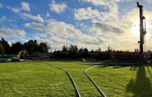 Chantier geothermique