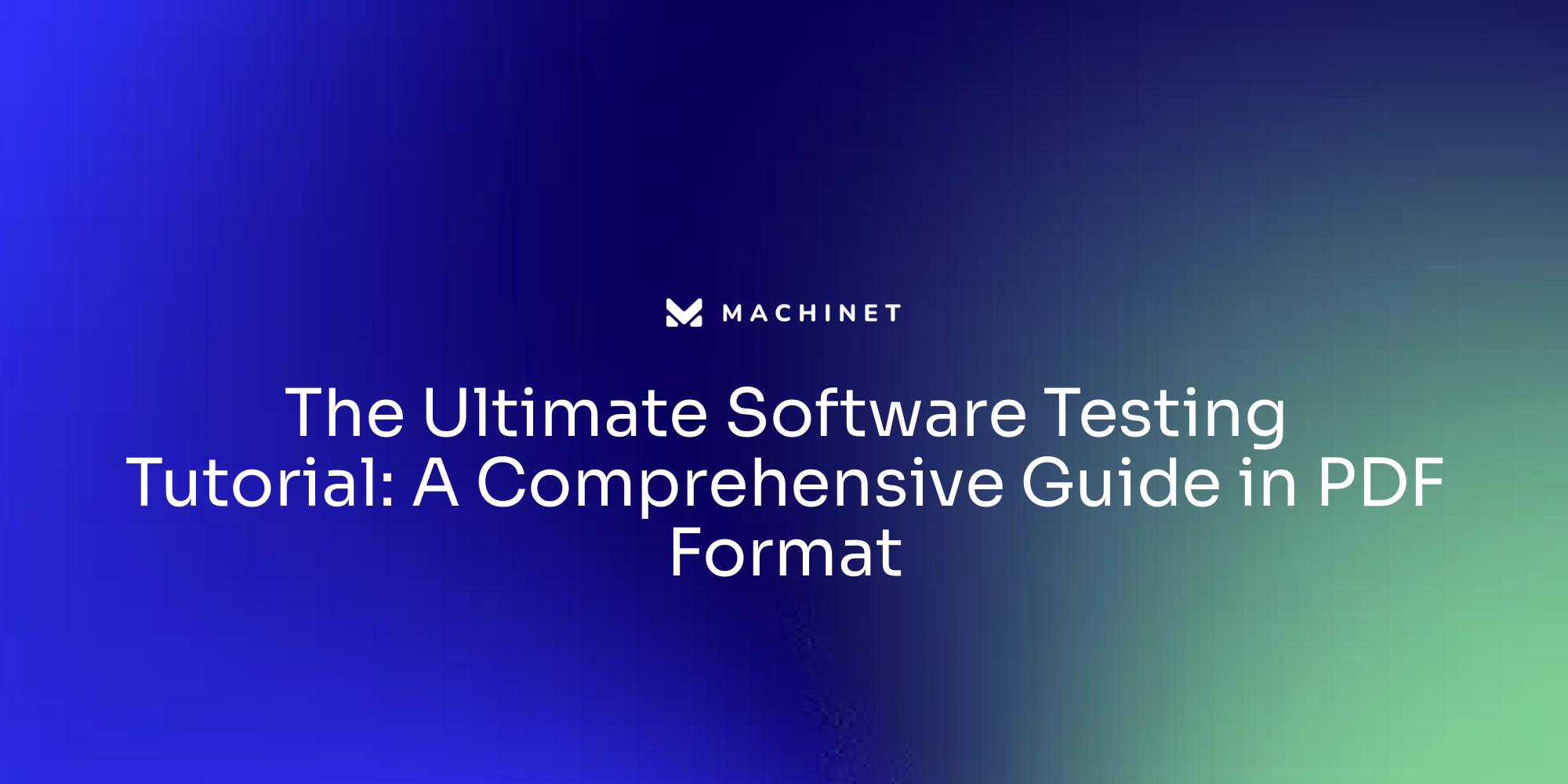 The Ultimate Software Testing Tutorial: A Comprehensive Guide in PDF ...