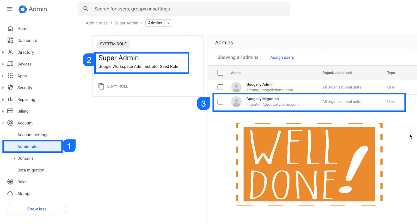 Google Workspace Super Admin Role
