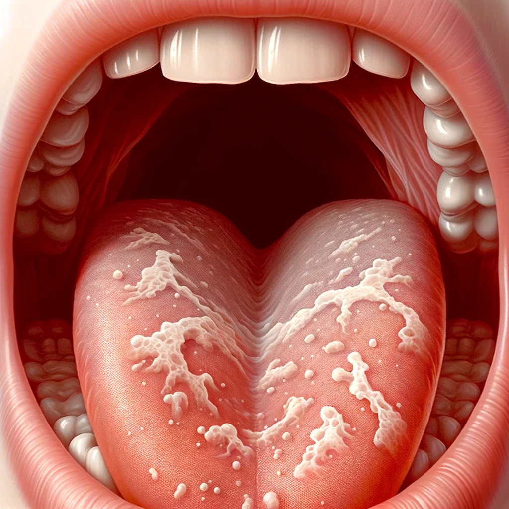 What is the main cause of oral candidiasis?