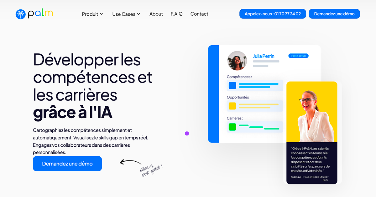 Palm - Plateforme de gestion des compétences et des carrières