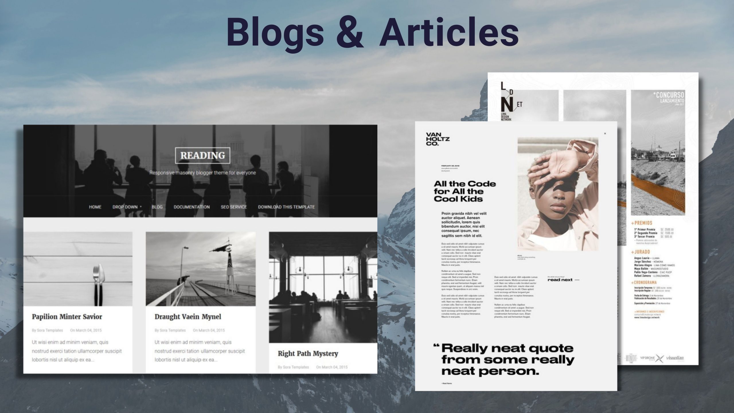 Blogs and Articles