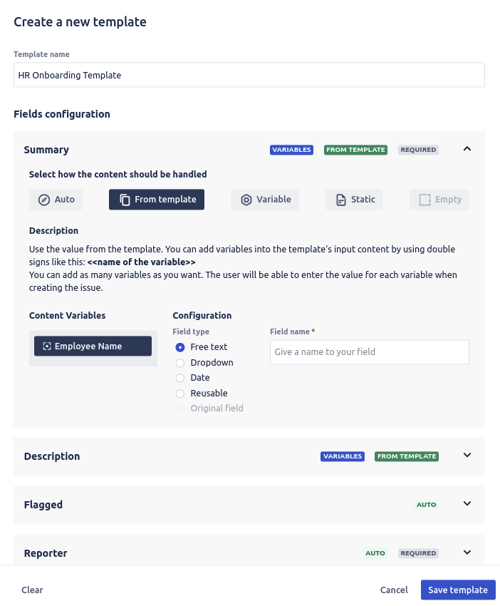 jira templates
