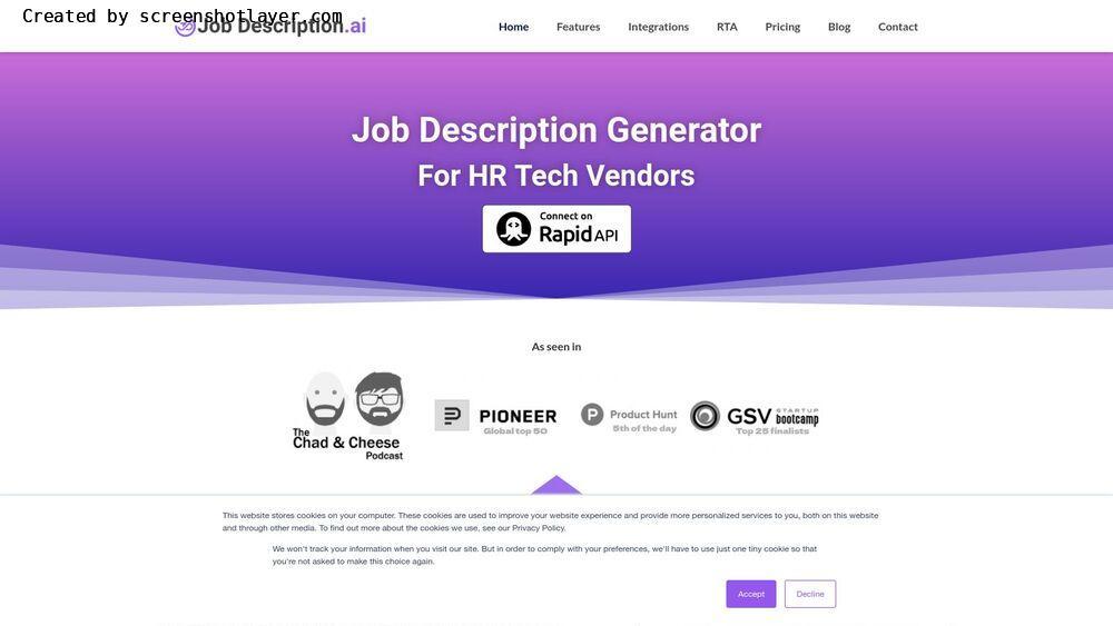 Job Description AI StartupStream io