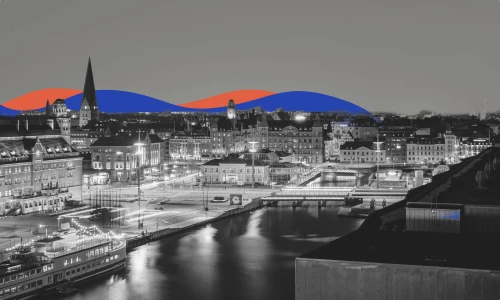 Vy över Malmö Stad