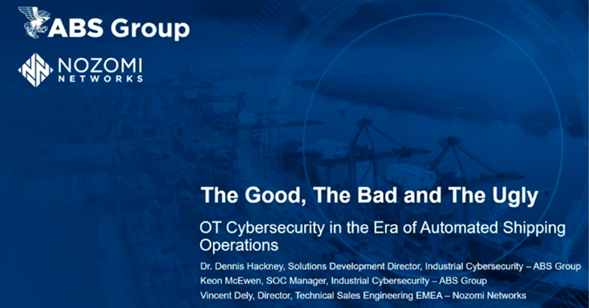 OT Cybersecurity in the Era of Automated Shipping Operations