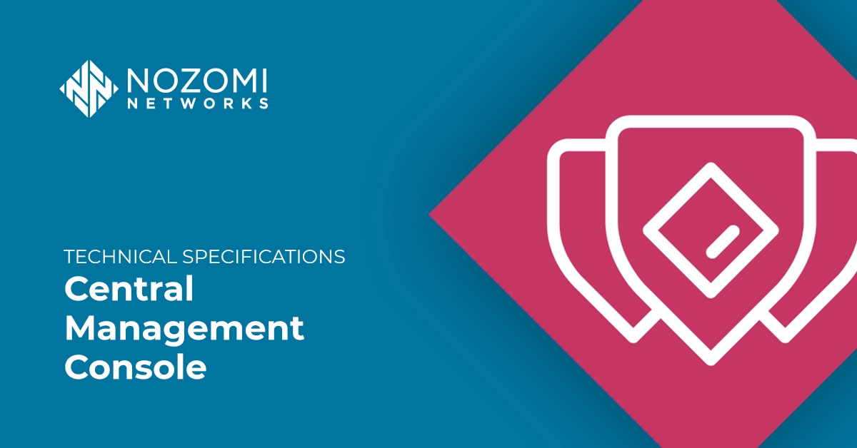 Central Management Console Specifications Sheet