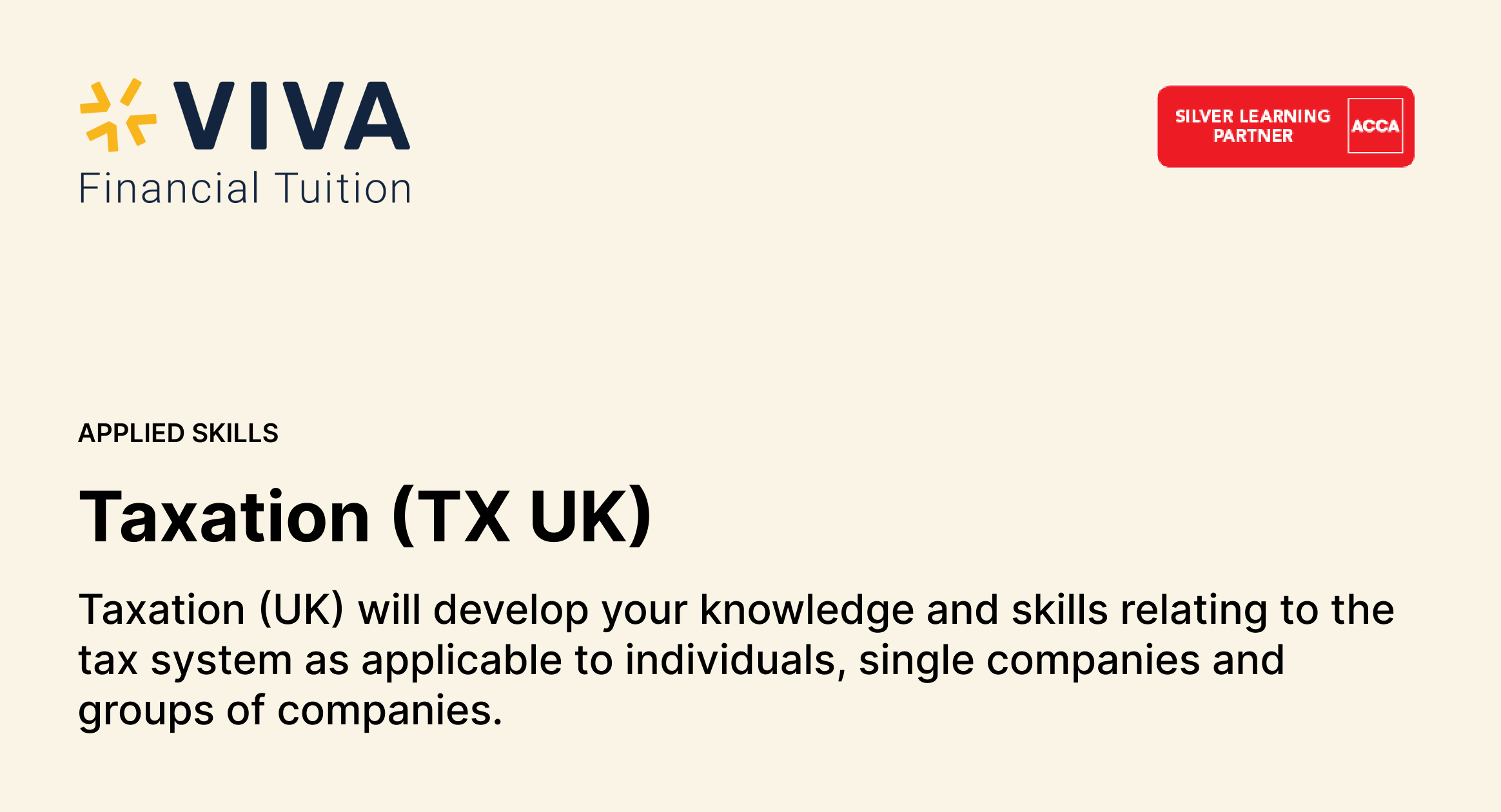 ACCA TAXATION TX UK visual data 5