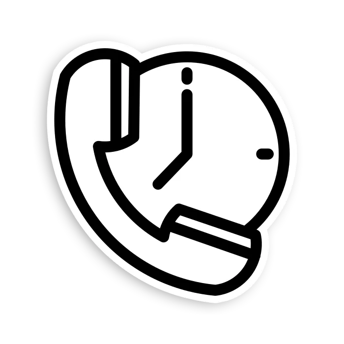 A Dialphone with clock