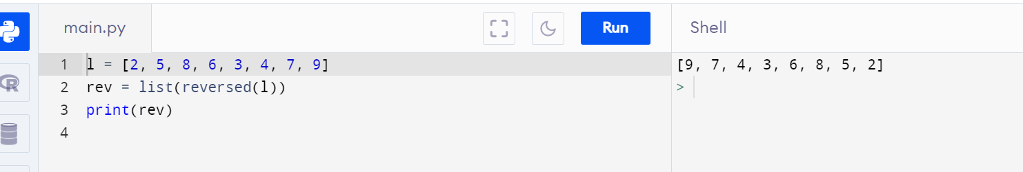 Python: List reversal vs List sorting