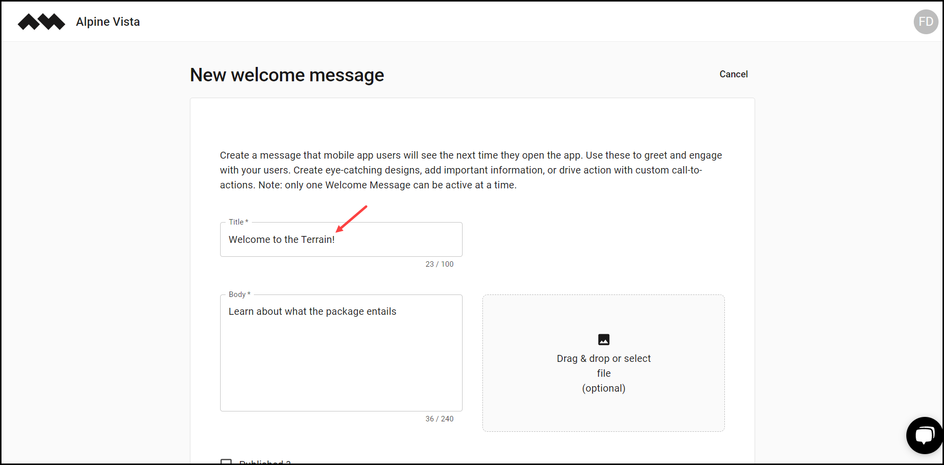 How to Add a Welcome Message?