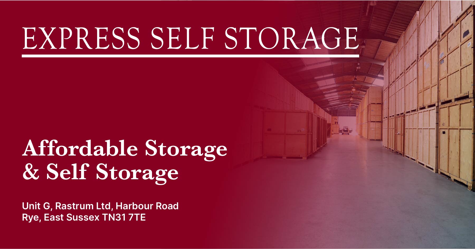 Affordable Storage & Self Storage in East Sussex