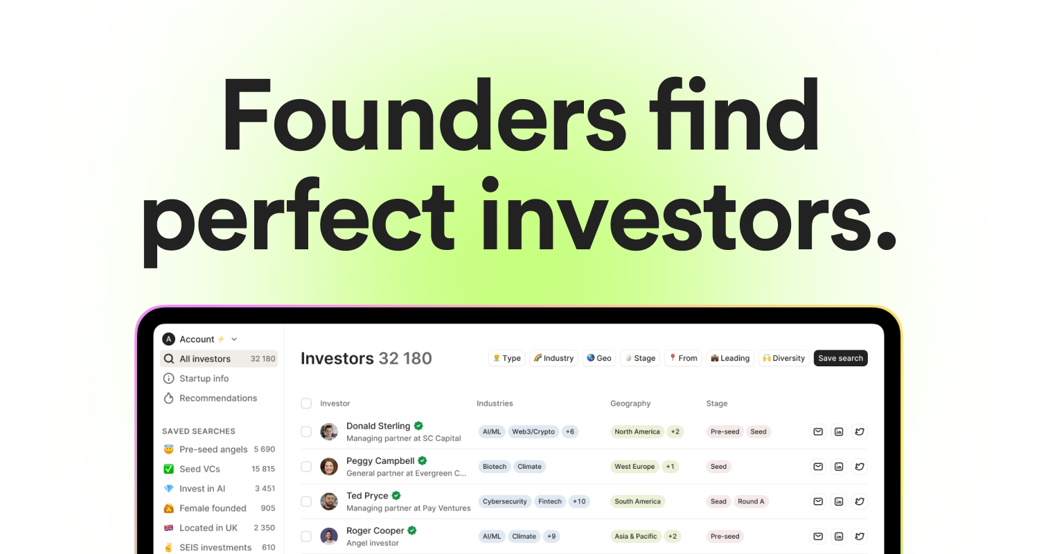 Raizer — Best startups and investors