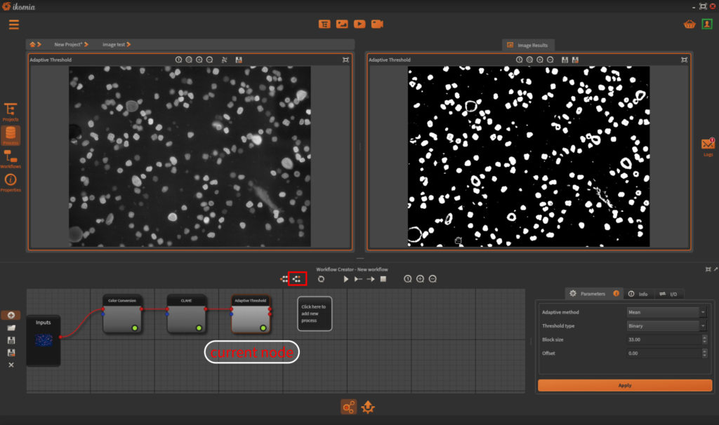 Current input view mode