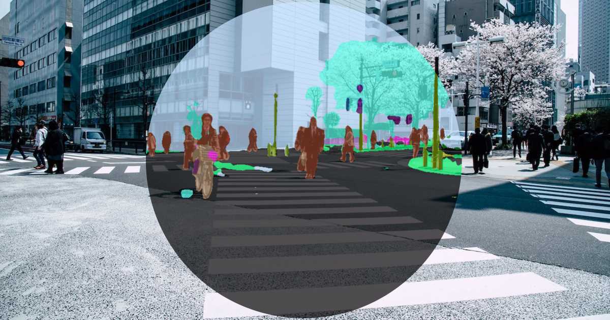 MMSegmentation semantic segmentation on Shibuya Crossing