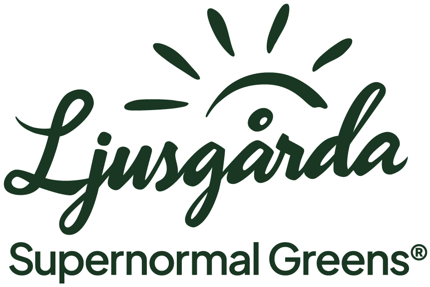 Ljustgårda, supernormal greens logo