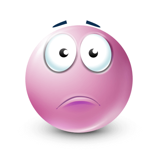 Nothing Seems Right Blue Emoji