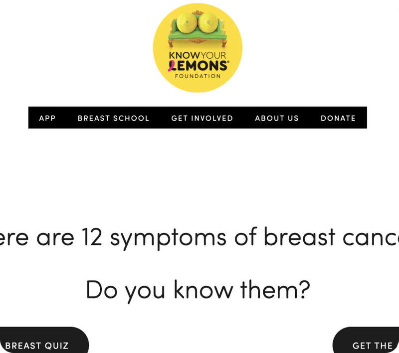 Know Your Lemons Foundation case study a global campaign