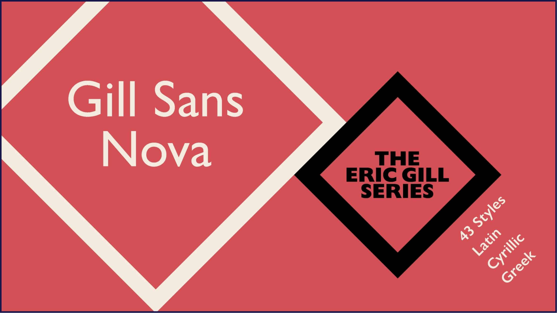 Gill Sans Nova multilingual font