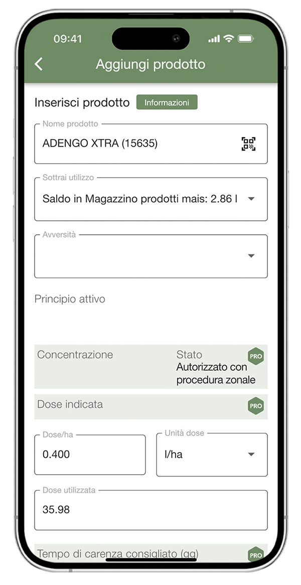 registrazione e pianificazione attività agricole tramite app - xFarm