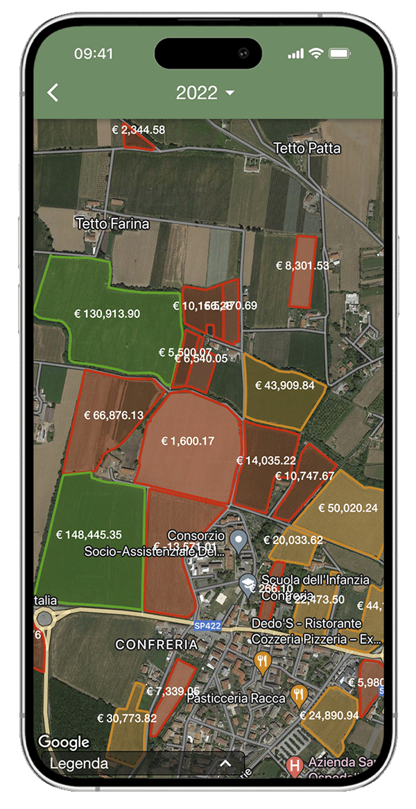 Calcolatore margini colturali azienda agricola - xFarm