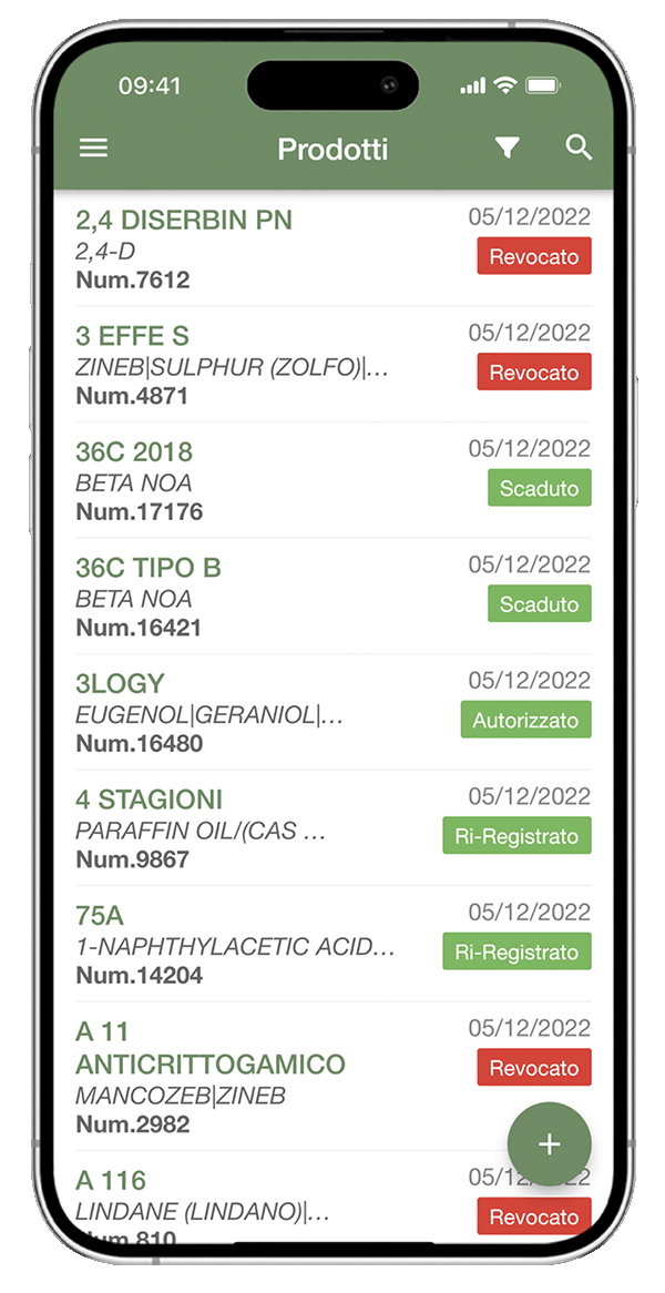 Monitoraggio prodotti fitosanitari via app - xFarm