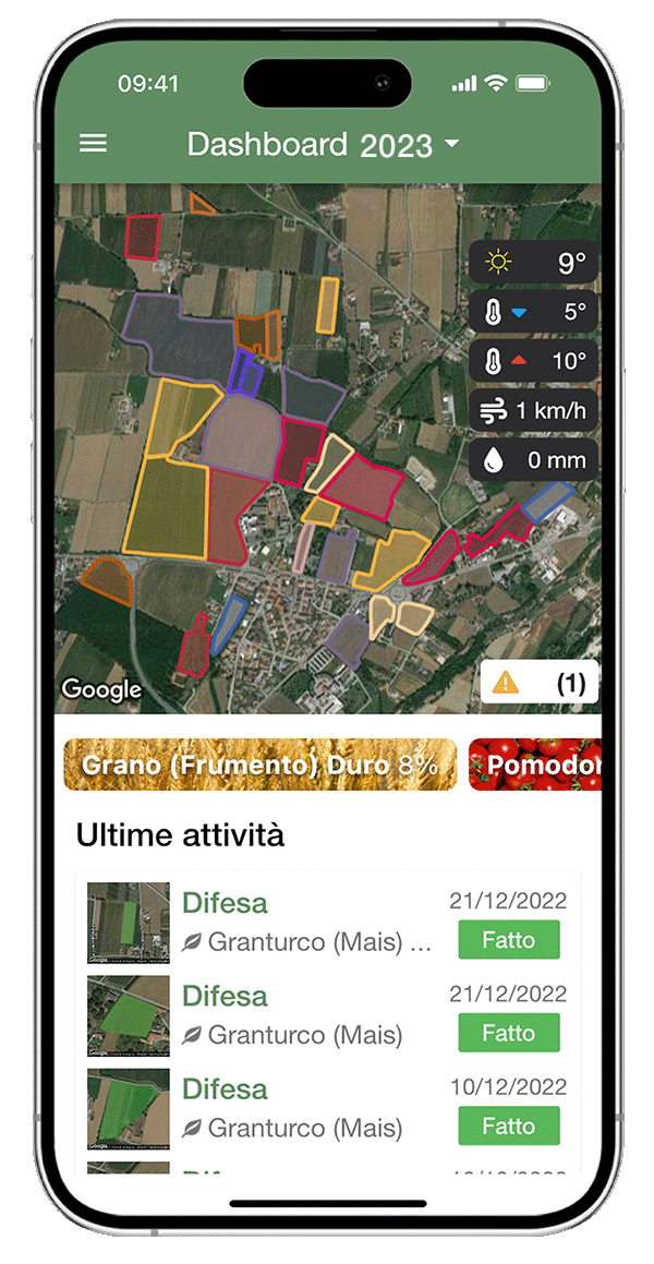 App gestione azienda agricola - xFarm
