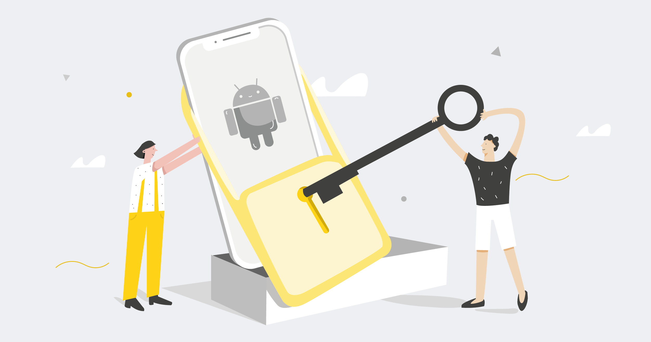 people unlocking android phone