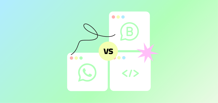 A comparison between the three WhatsApp products