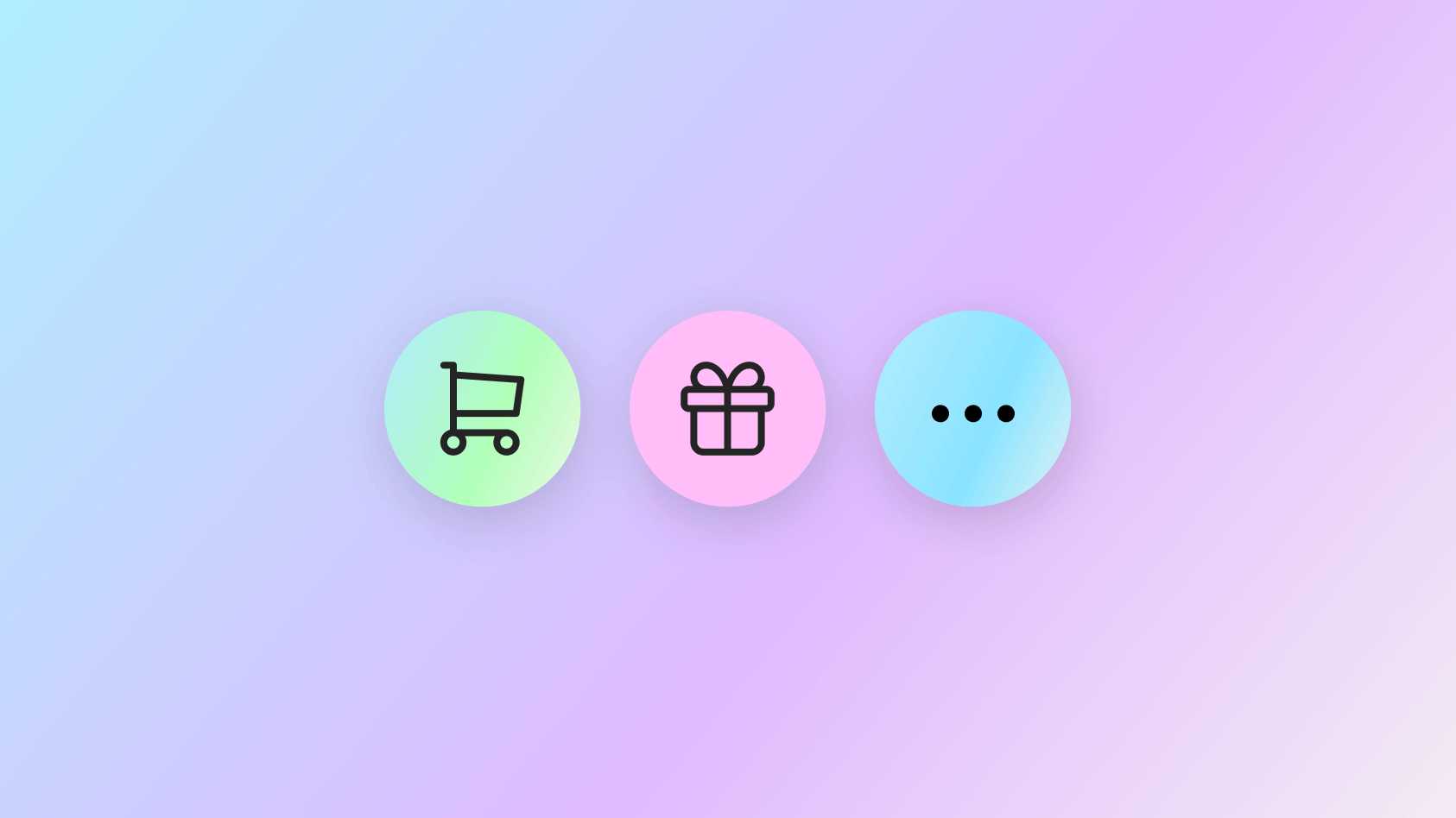 icons representing different offers like free shipping, giveaways, etc.