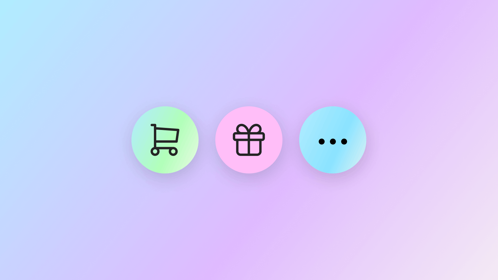 icons representing different offers like free shipping, giveaways, etc. 