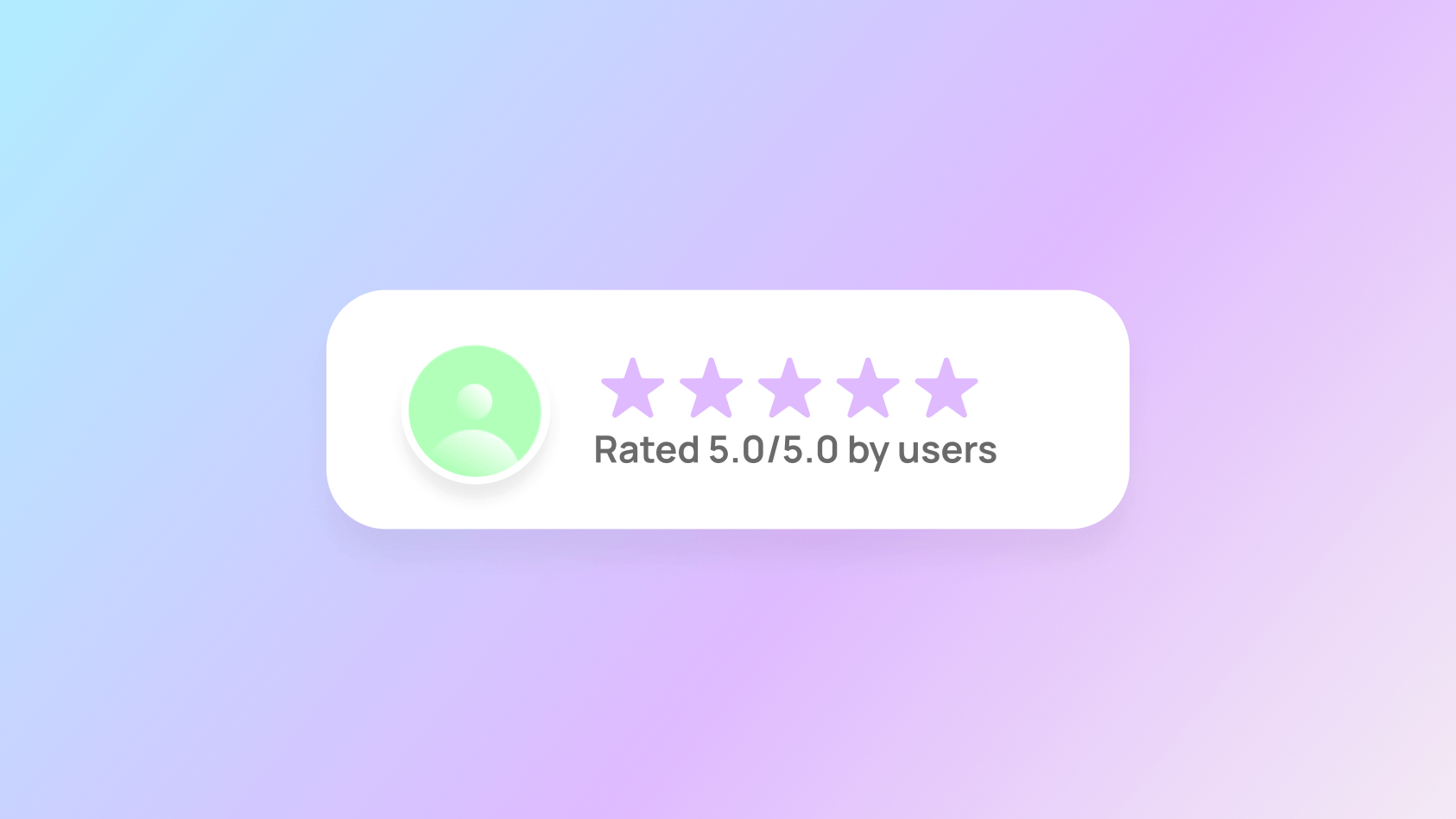 social proof: star reviews