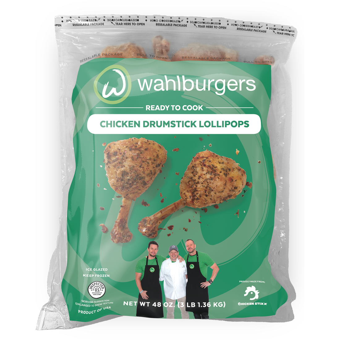 Wahlburgers at Home Sweet & Spicy Chicken Lollipops