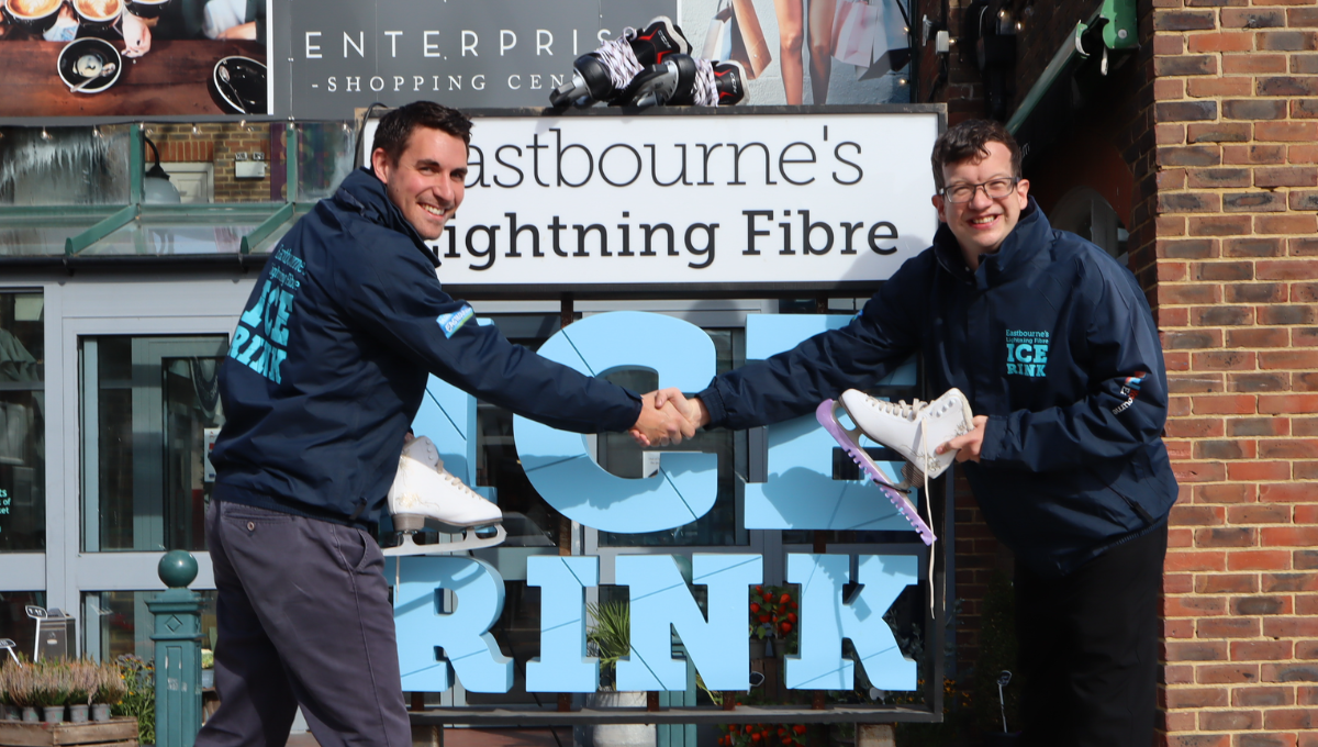 Eastbourne’s Lightning Fibre Ice Rink Returns, bigger and better, for 2022
