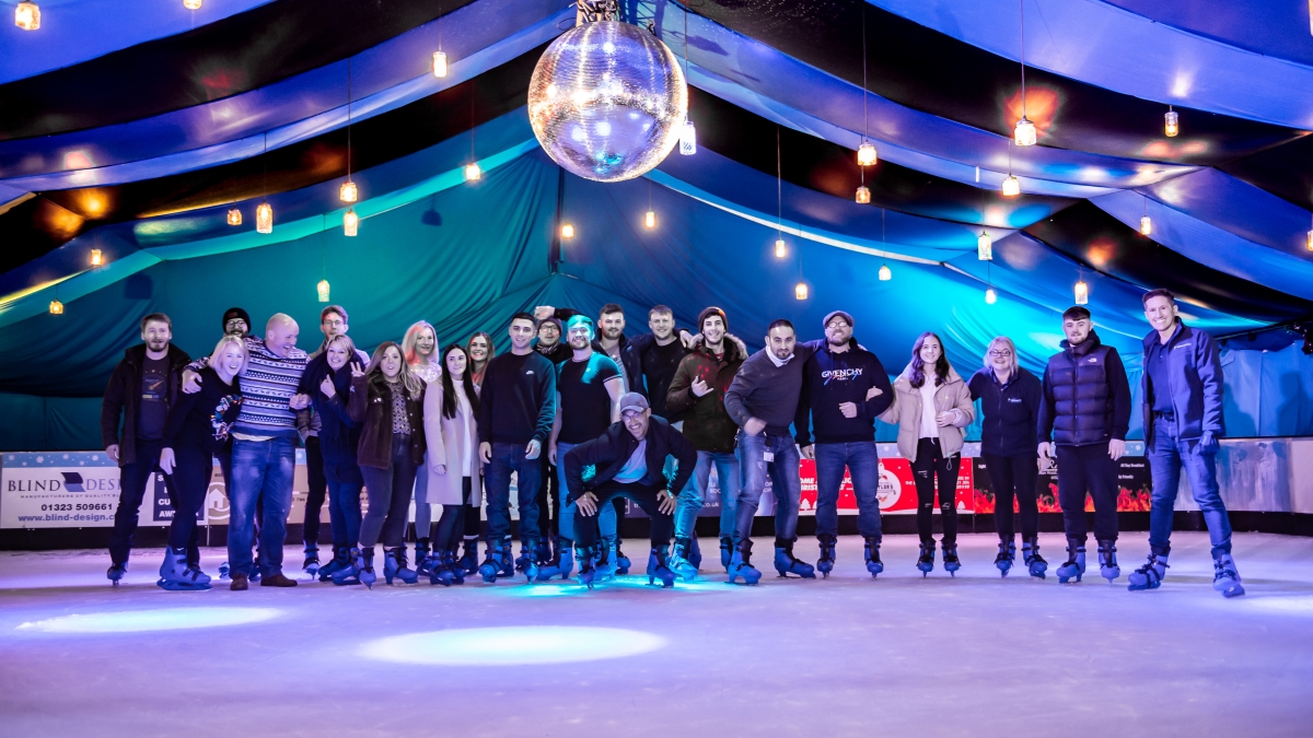 Eastbourne’s Lightning Fibre Ice Rink more than 17,000 people