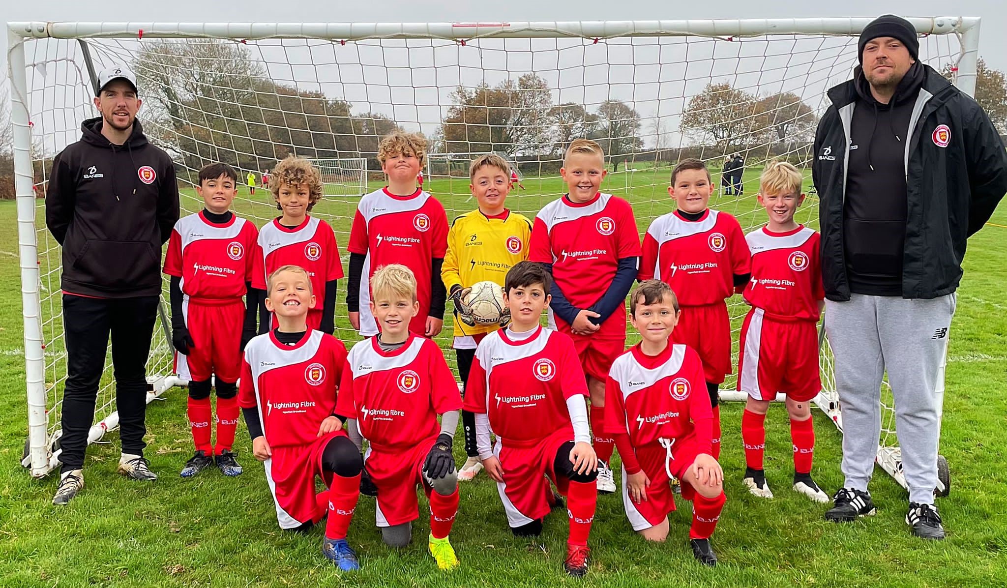 Lightning Fibre proud to sponsor Hastings Athletic FC Under 10's
