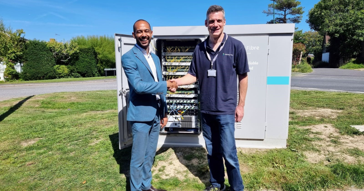 Josh Babarinde OBE, joins Lightning Fibre to celebrate another Local ...